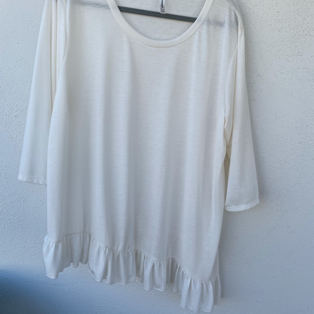 Cream colored blouse
